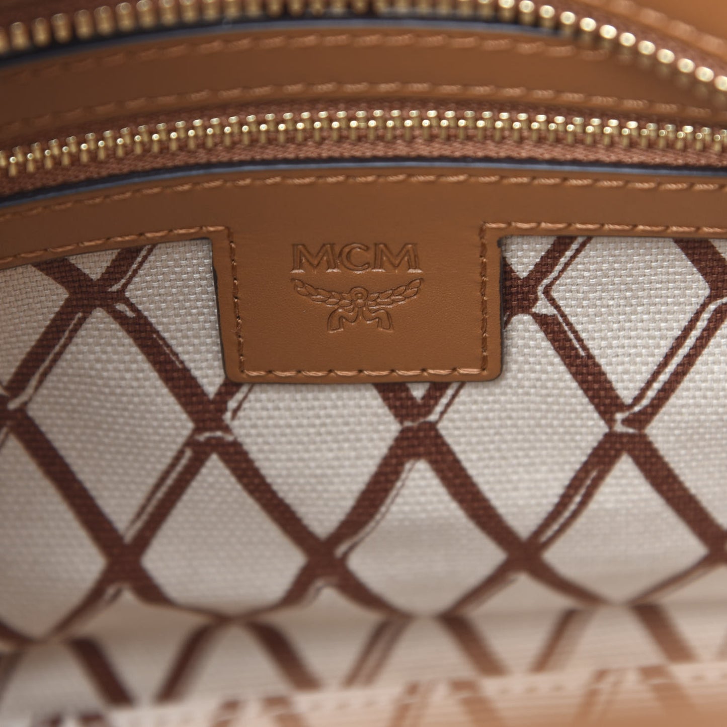 Visetos Mini Toni Shopper Tote Cognac