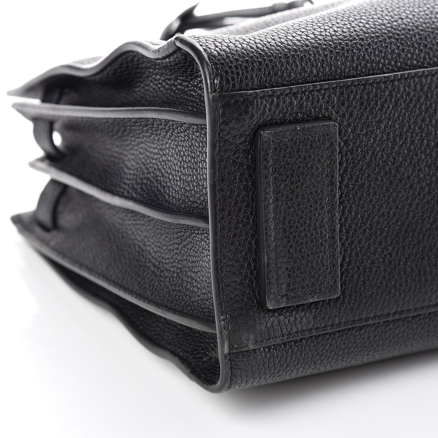 Grained Calfskin Baby Sac De Jour Souple Black