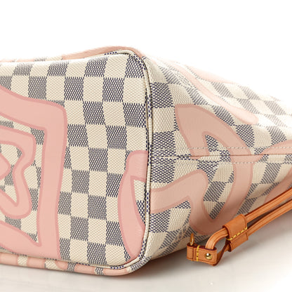 Louis Vuitton Damier Azur Tahitienne Neverfull MM 10 of 10