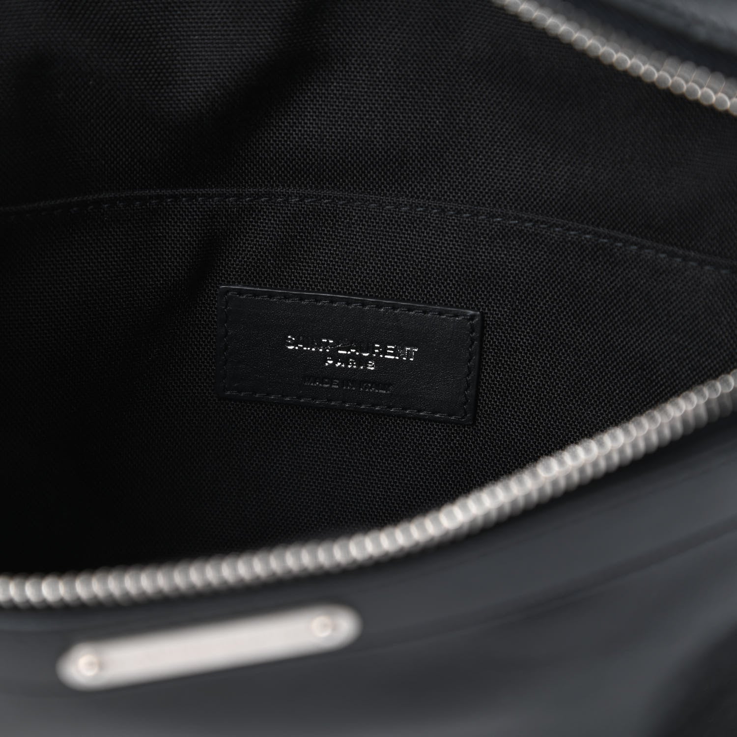 Saint Laurent Calfskin City Belt Bag Black 8 of 10