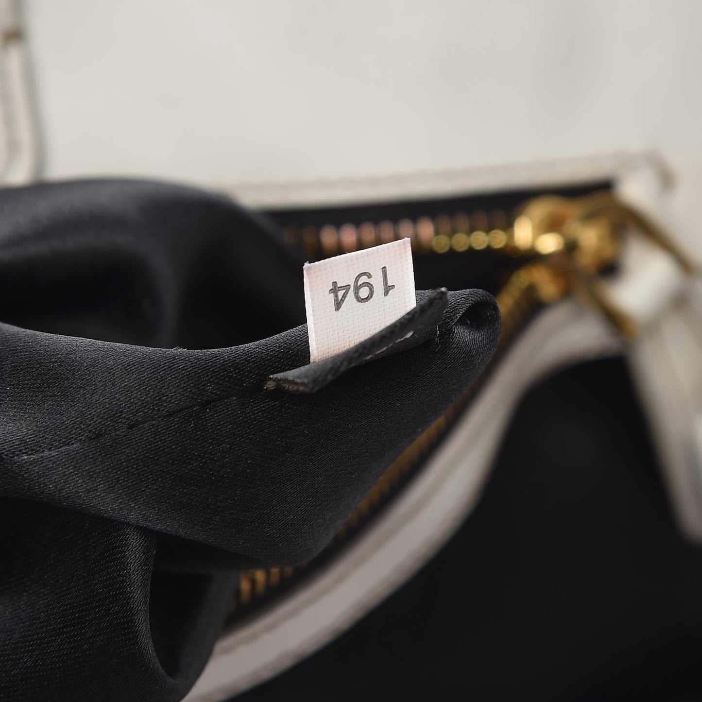 Soft Calfskin Hammered Stud Shopping Tote White