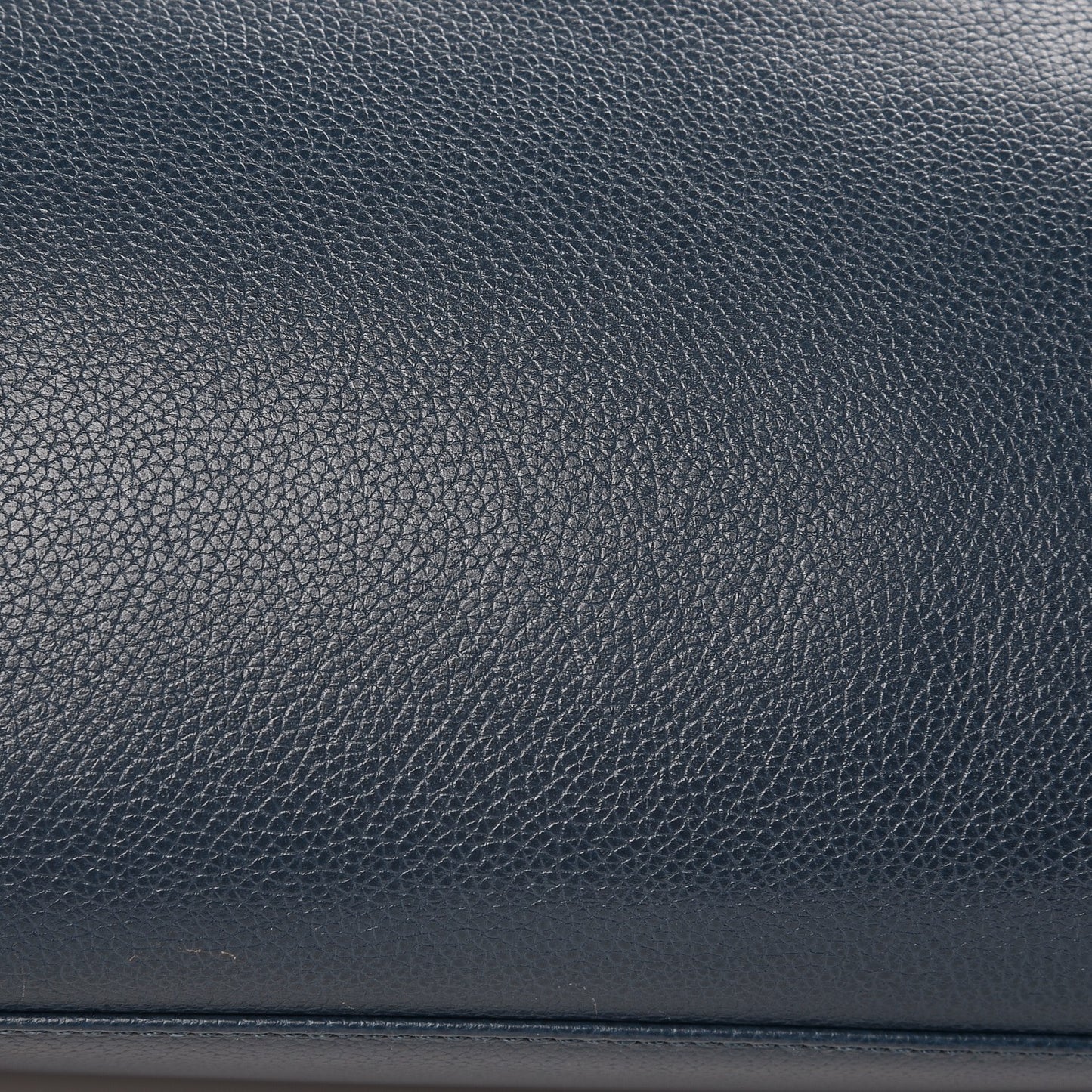 Calfskin Cerf Executive Shopper Tote Blue