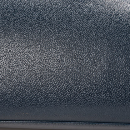 Chanel Calfskin Cerf Executive Shopper Tote Blue 7 of 9