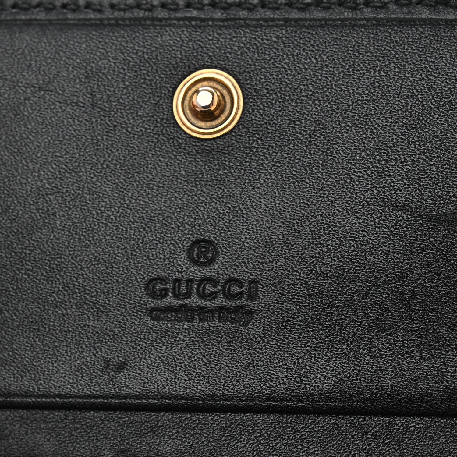 Gucci Calfskin Matelasse GG Marmont Card Case Wallet Black 6 of 11