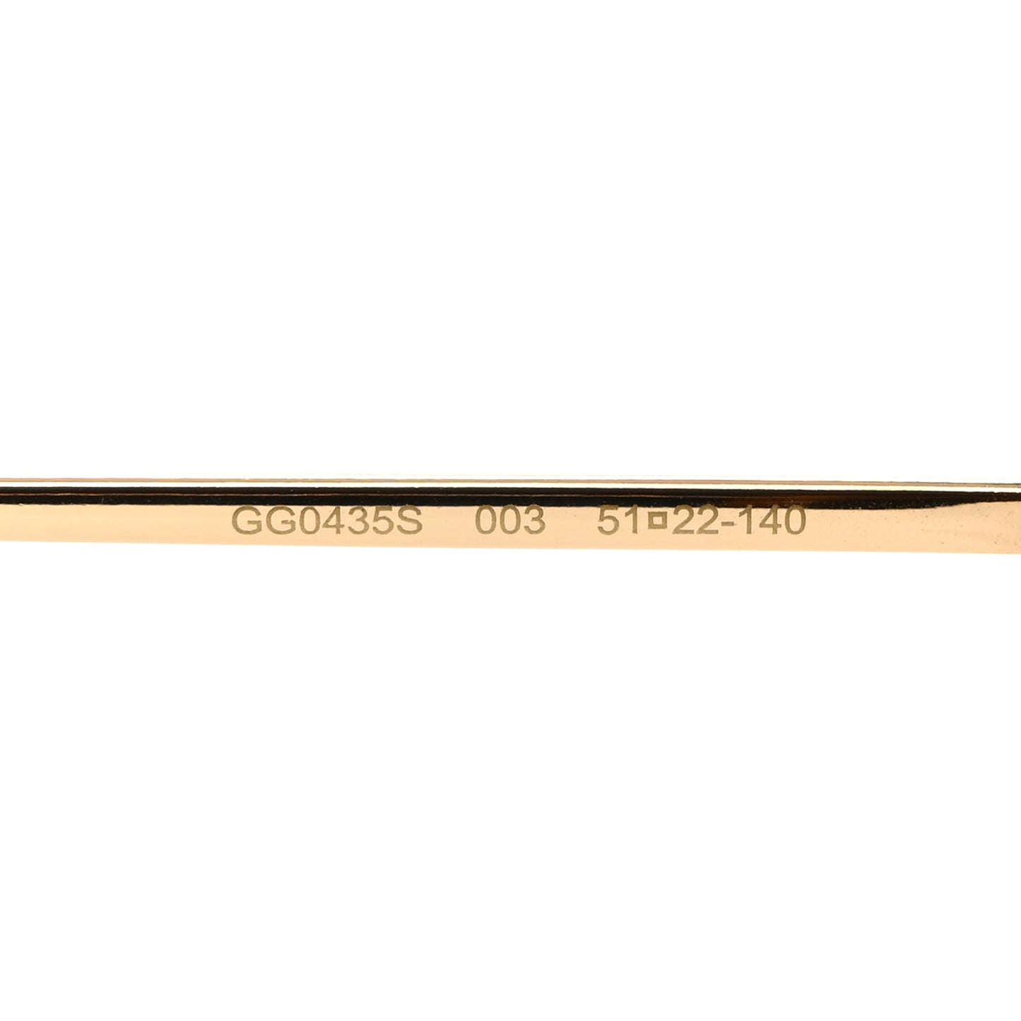 Acetate Oversize Square Frame GG0435S Sunglasses Havana