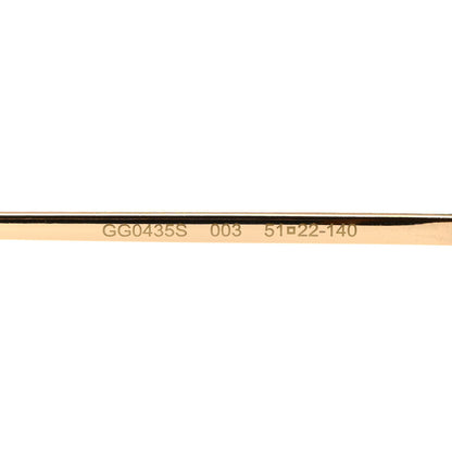 Gucci Acetate Oversize Square Frame GG0435S Sunglasses Havana 5 of 8