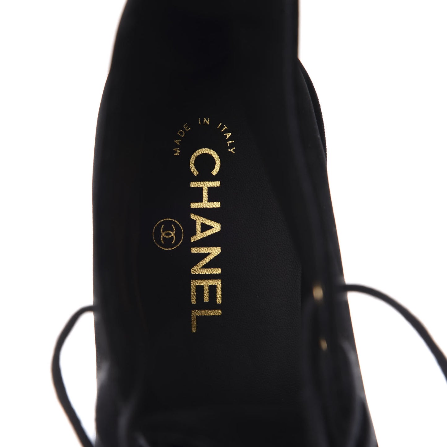 Velvet CC Lace Up Boots 40.5 Black