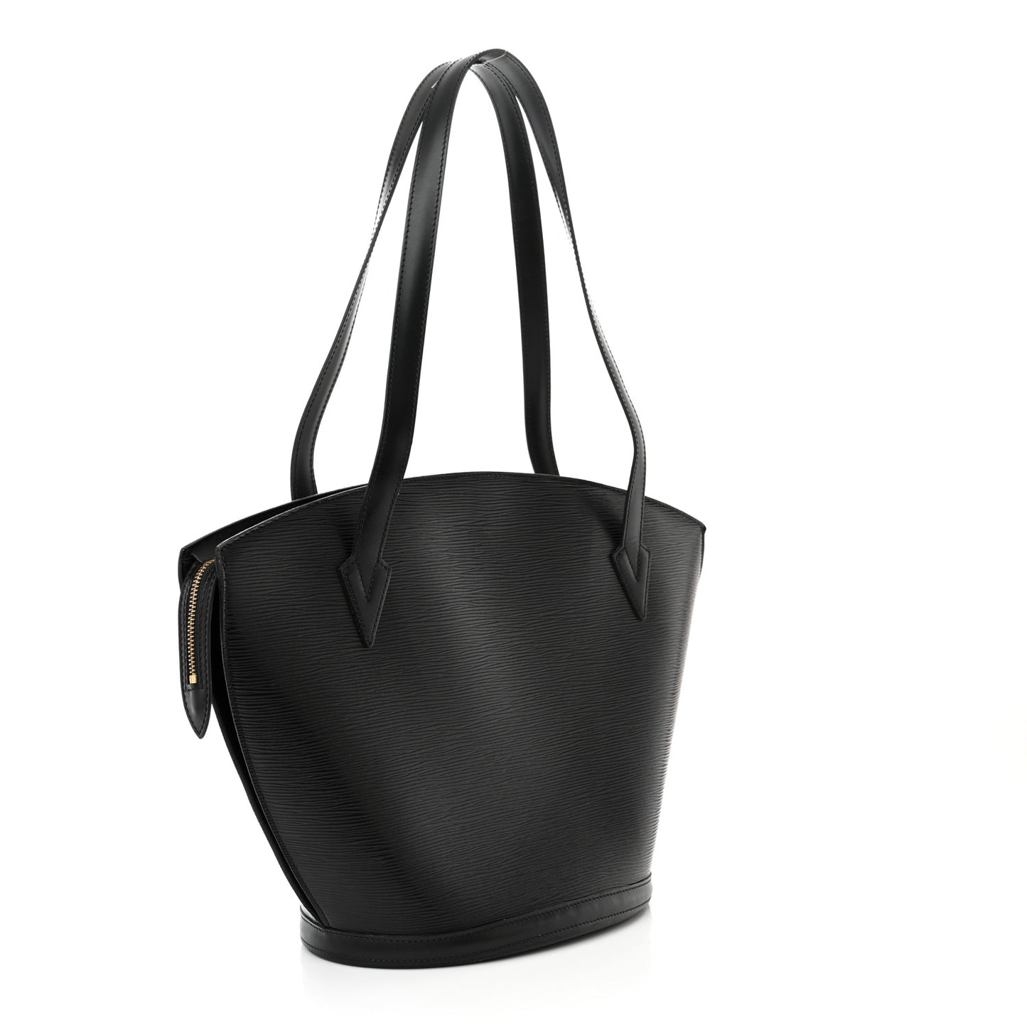 Epi Saint Jacques PM Long Straps Black