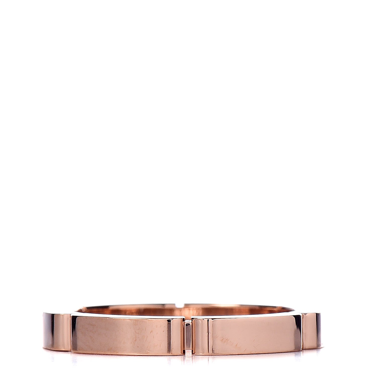 Cartier 18K Pink Gold Diamond Maillon Panthere Wedding Band Ring 48 4.5 4 of 7