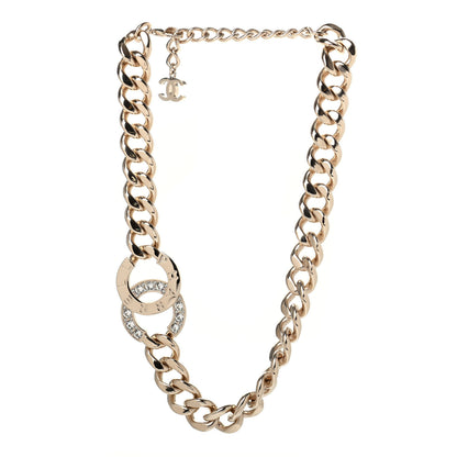 Chanel x Pharrell Williams Crystal CC Necklace Gold 2 of 4