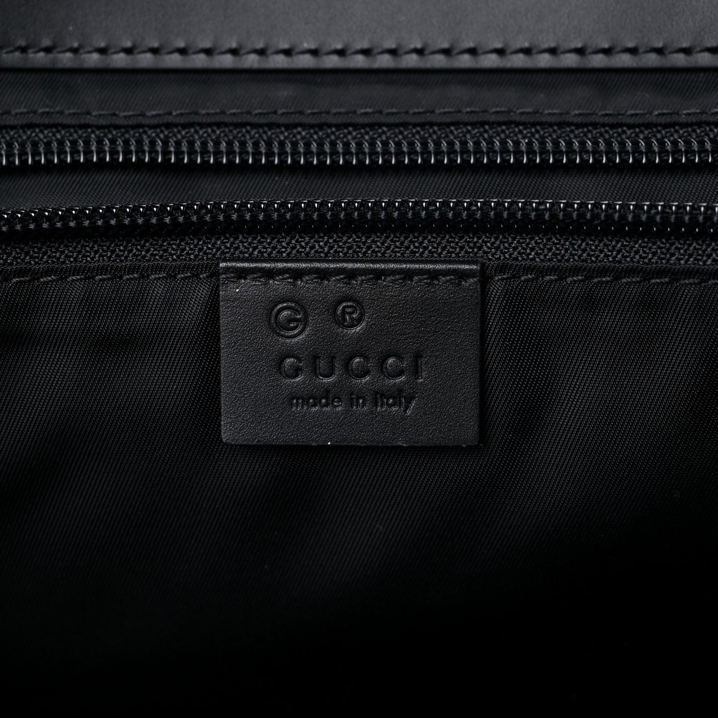 Techno Canvas Web Flap Messenger Bag Black