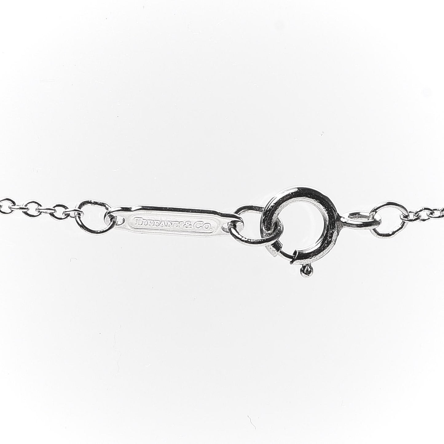 Platinum Diamond Small Heart Pendant Necklace