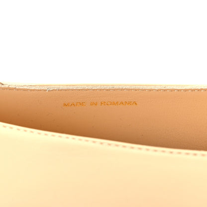 Chanel Lambskin Cap Toe CC Uniform Ballerina Flats 37.5 Beige Black 8 of 9