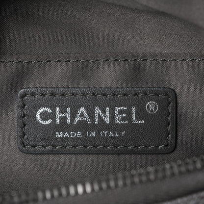 Chanel Metallic Goatskin Quilted Banane Waist Bag Fanny Pack Silver 5 of 6