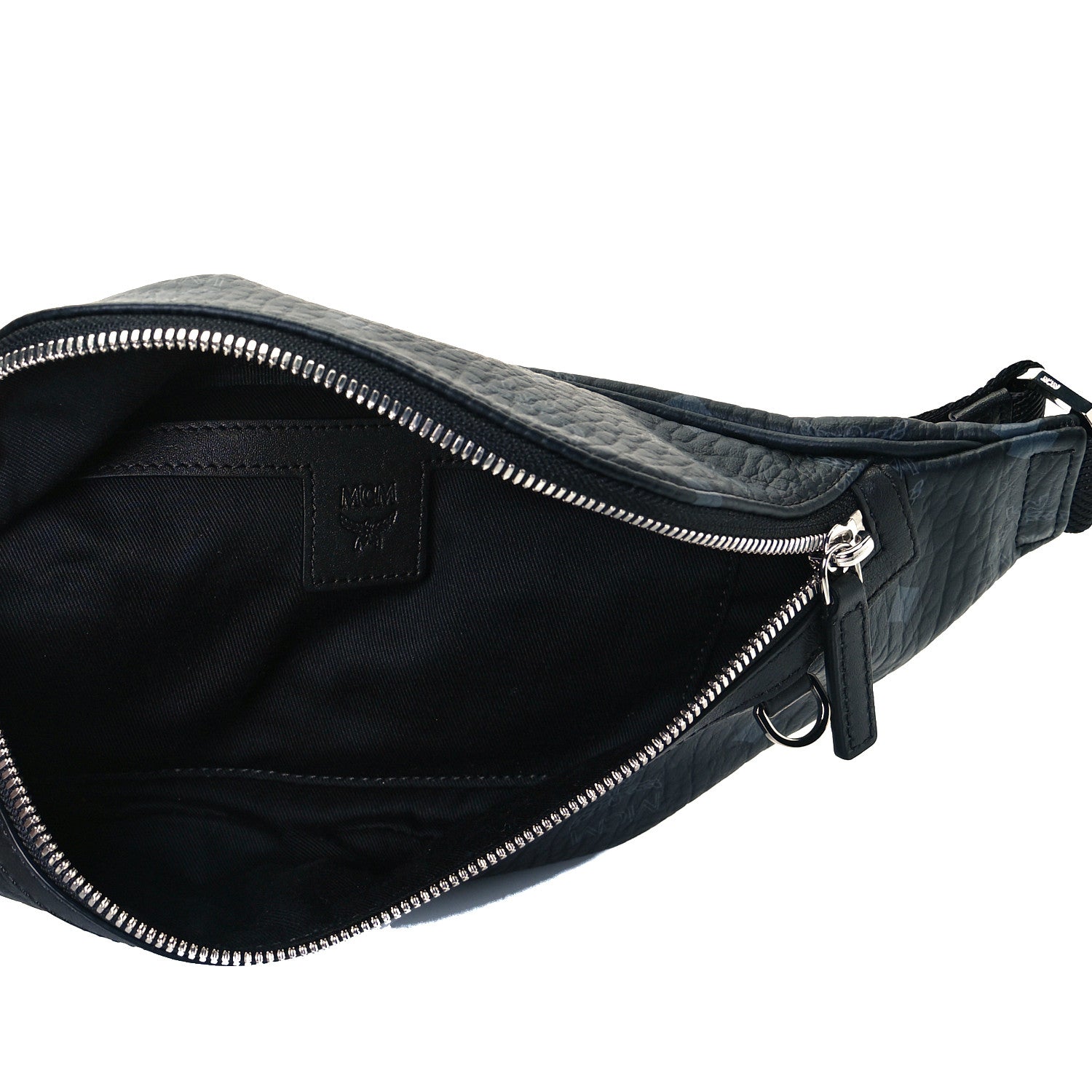 MCM Visetos Small Stark Belt Bag Black 5 of 6