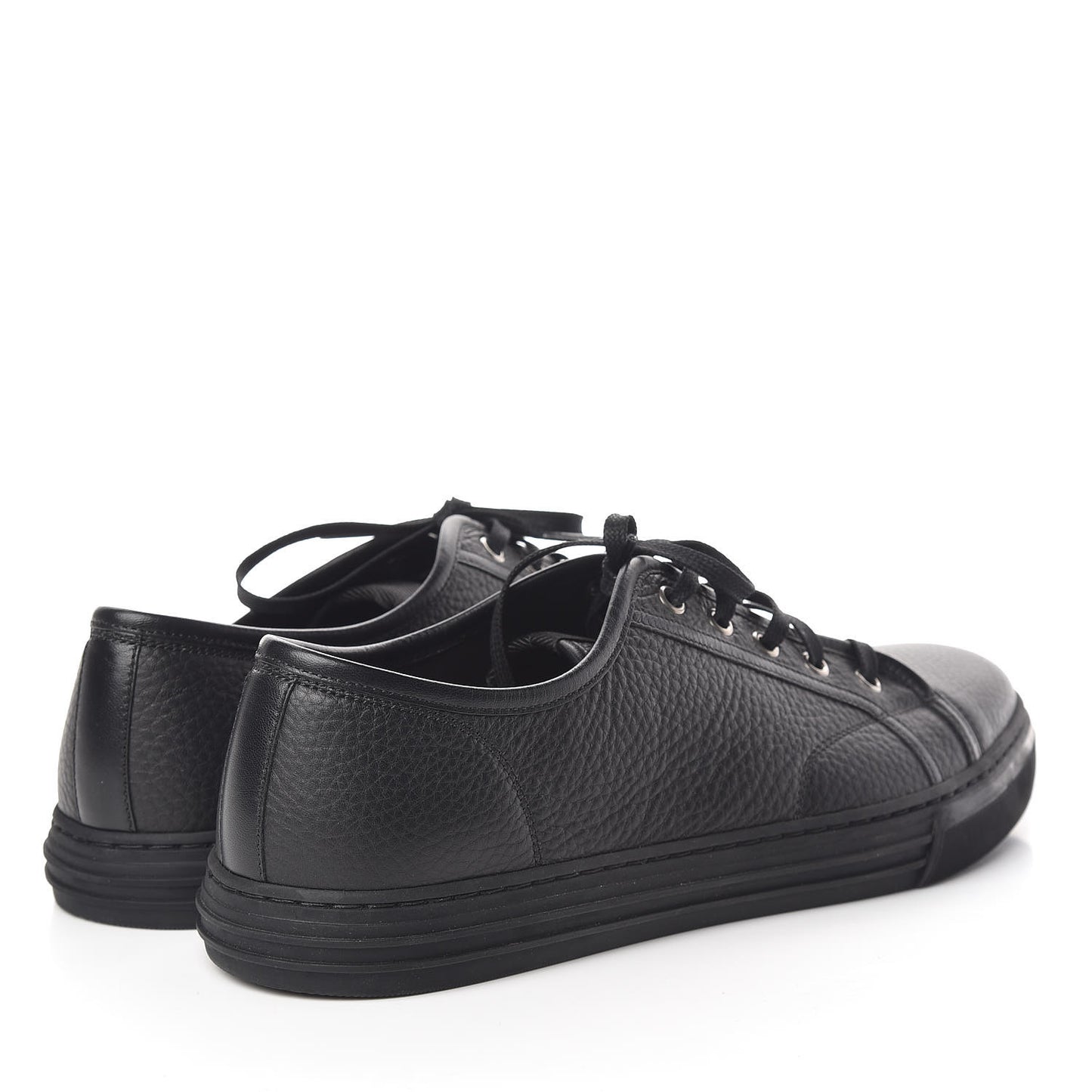 Nappa Mens Low Top Sneakers 10.5 Black