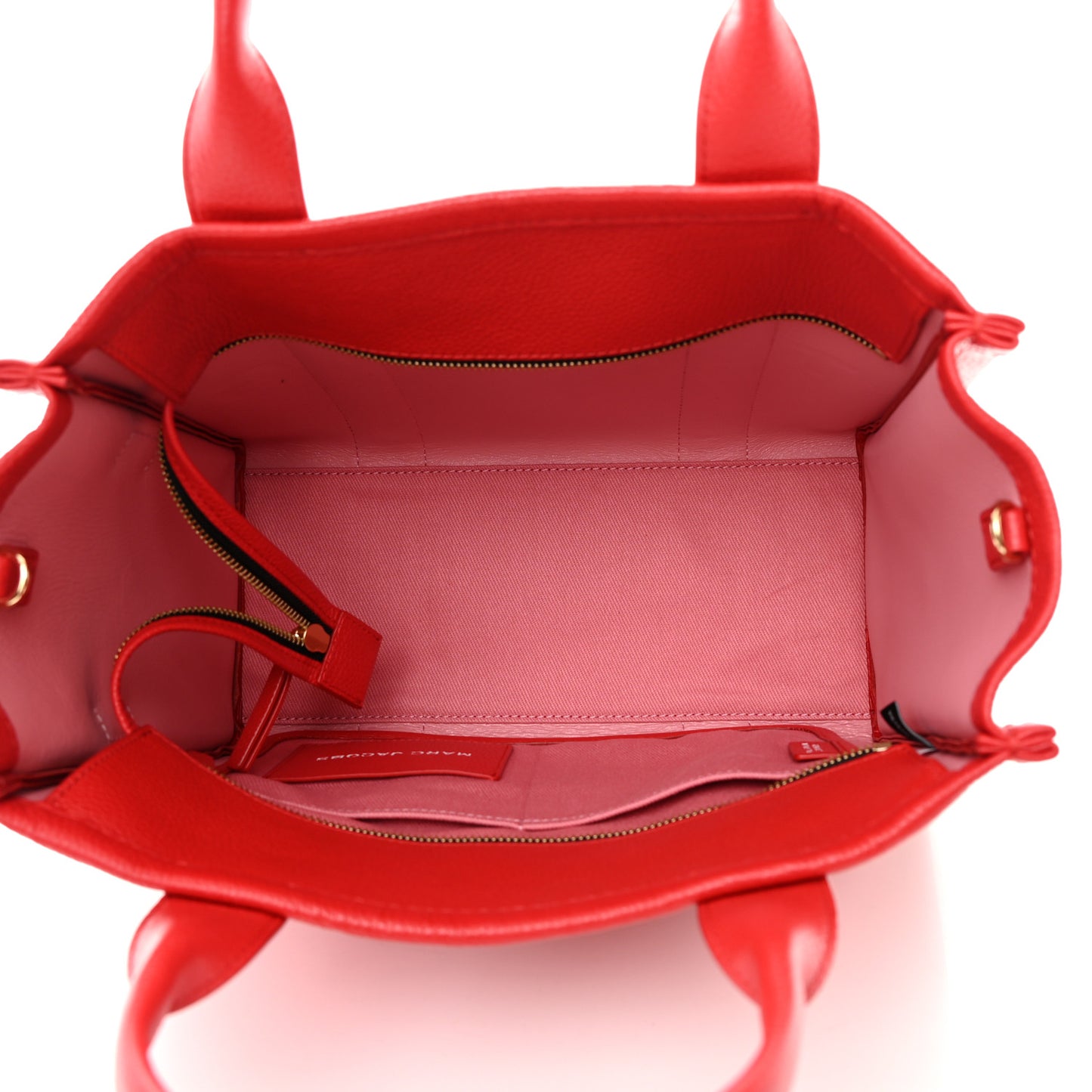 Grained Calfskin Medium The Tote Bag True Red