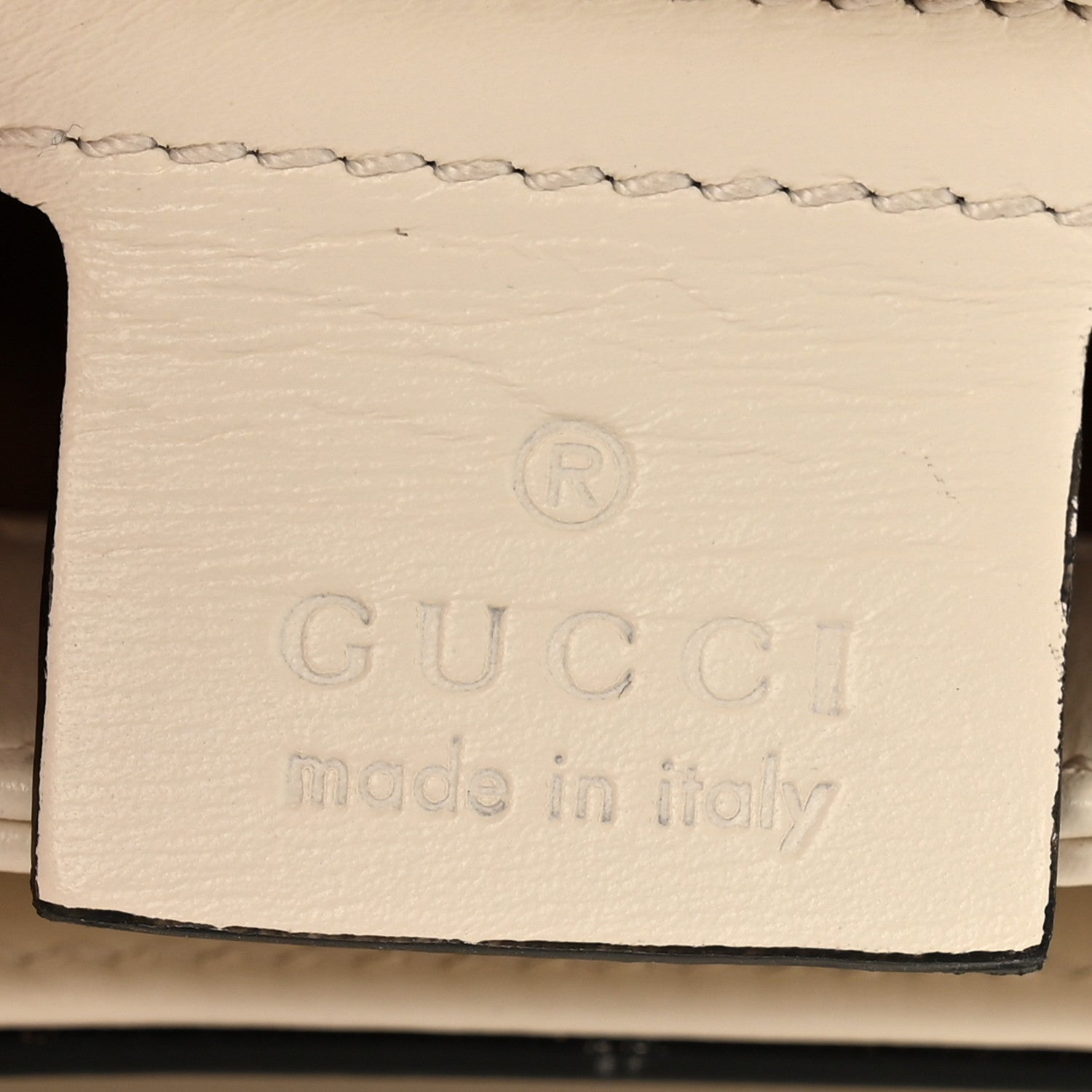Gucci Vitello Palmellato Lux Bi-Color Small Arli Flap Shoulder Bag Mystic White Black 7 of 14