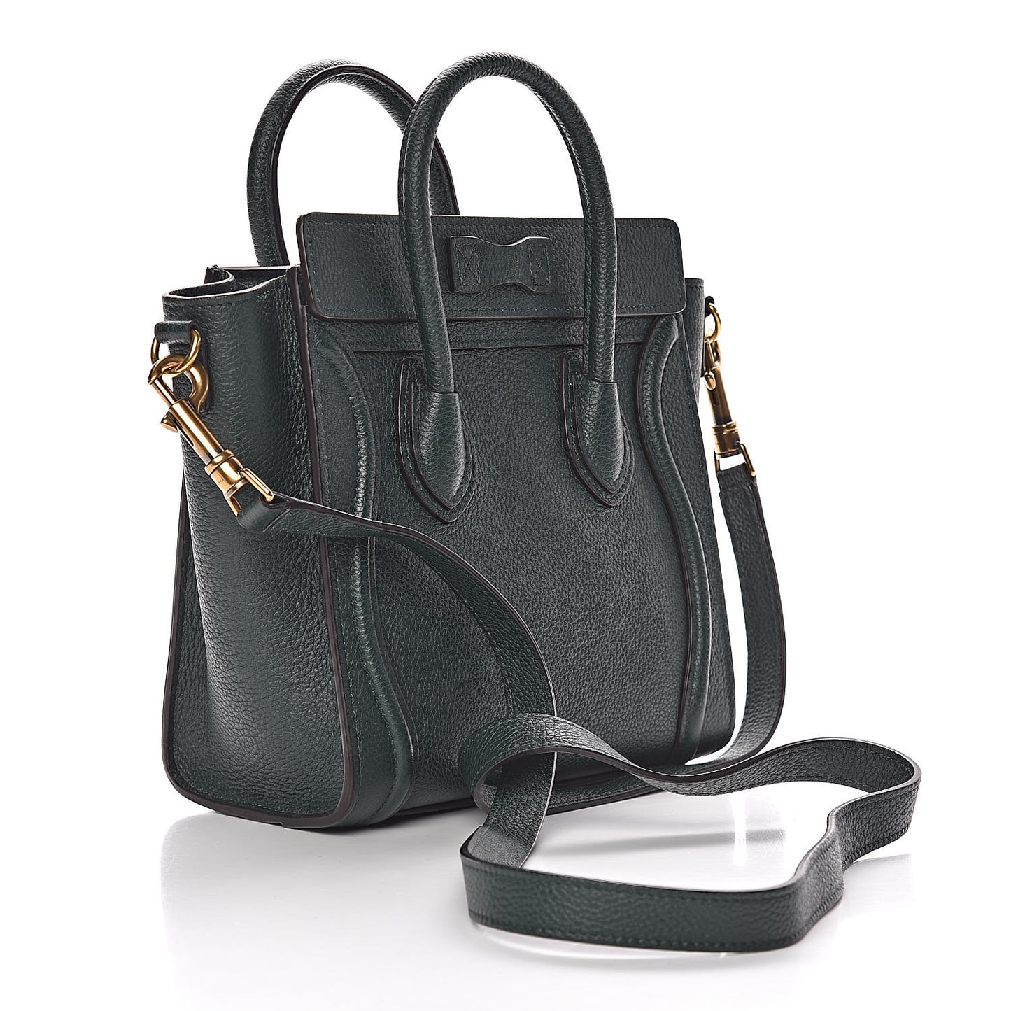 Drummed Calfskin Nano Luggage Amazone