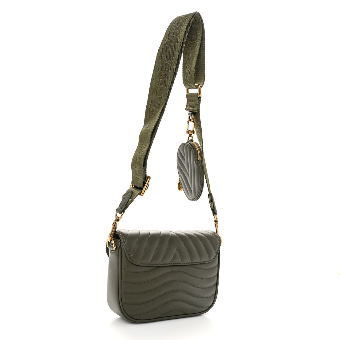 Calfskin New Wave Multi Pochette Kaki