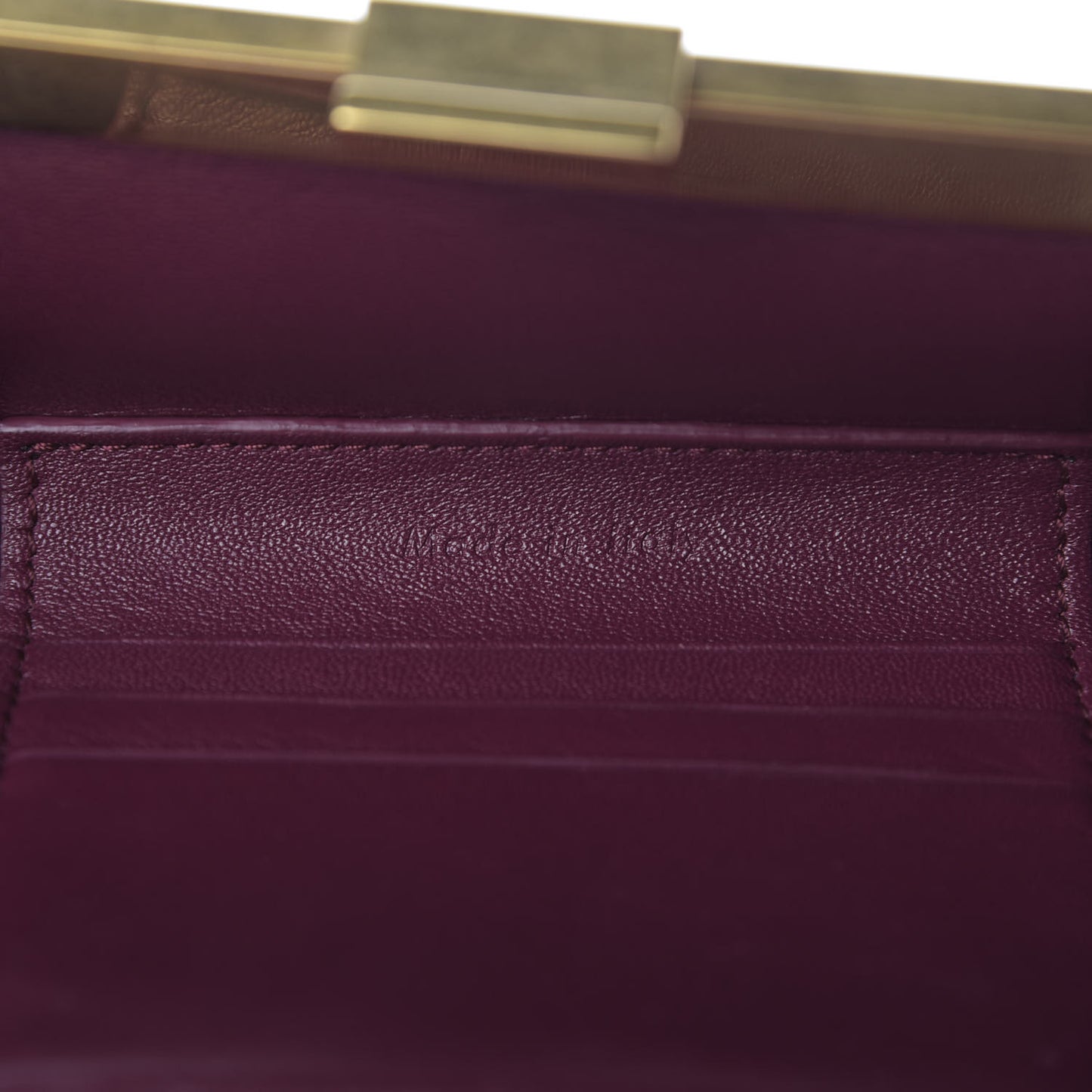 Smooth Calfskin Mini Clasp Bag Navy