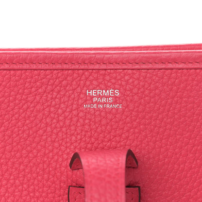 Hermes Taurillon Clemence Evelyne III PM Rose Extreme 6 of 9