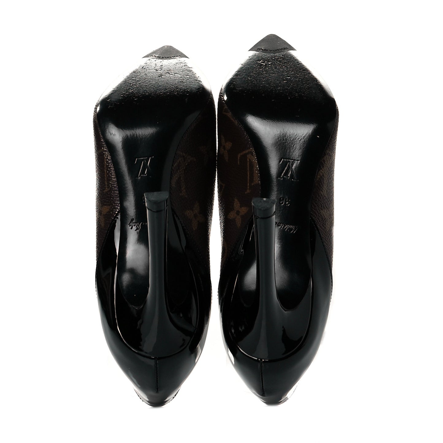 Monogram Cherie Pumps 36 Black
