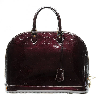 Louis Vuitton Vernis Alma GM Amarante 1 of 8
