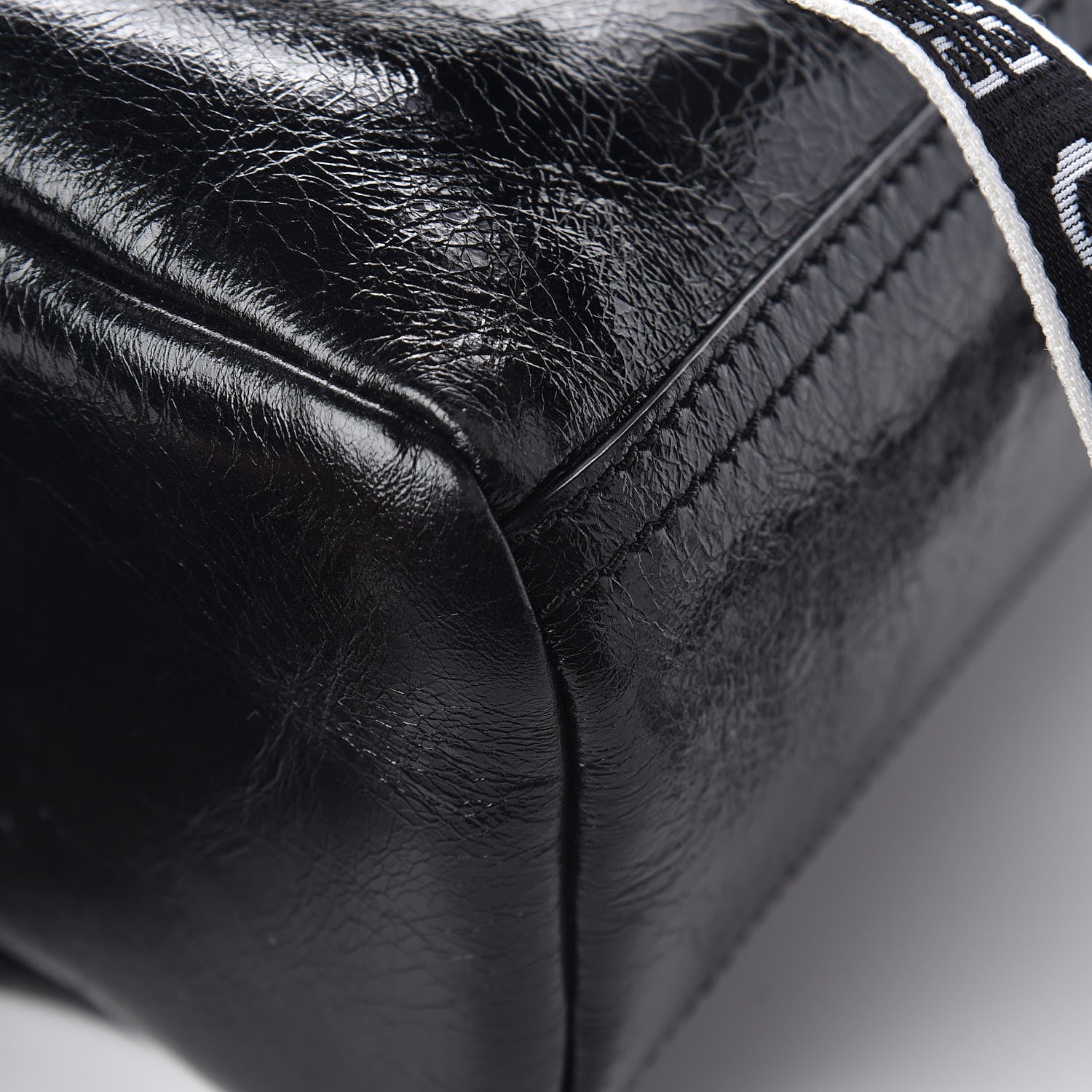 Givenchy Crinkled Patent Deerskin Mini Pandora Black 10 of 11