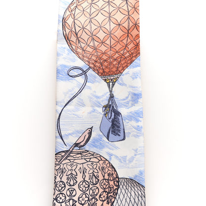 Louis Vuitton Silk Monogram Up And Away Bandeau Light Blue 3 of 5