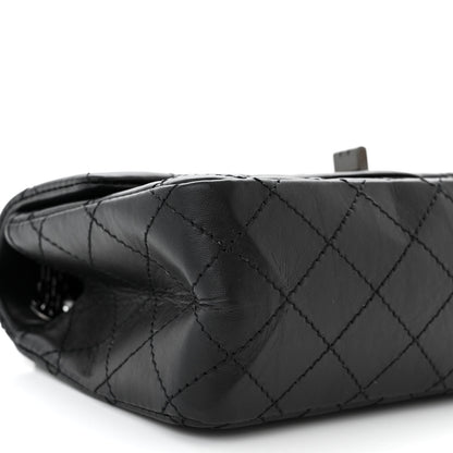 Chanel Aged Calfskin Quilted 2.55 Reissue Mini Flap So Black 9 of 11