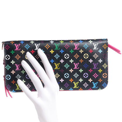 Louis Vuitton Monogram Multicolor Insolite Wallet Black Grenade 2 of 8