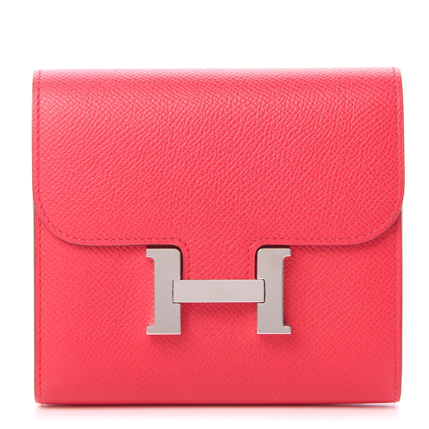 Hermes Epsom Constance Short Wallet Rose Extreme 1 of 7