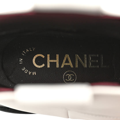 Chanel Calfskin CC Ankle Boots 38.5 White 7 of 10