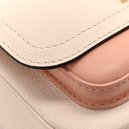Louis Vuitton Grained Calfskin Lockme Tender Quartz Rose Trianon 10 of 14