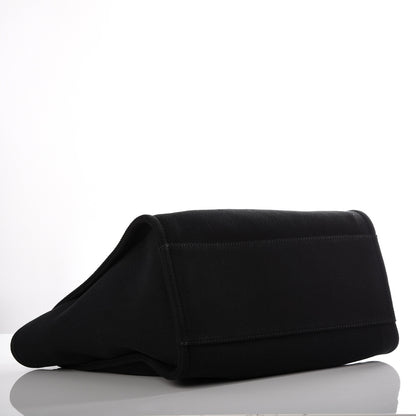 Chanel Canvas Pearl Medium Deauville Tote Black 3 of 9