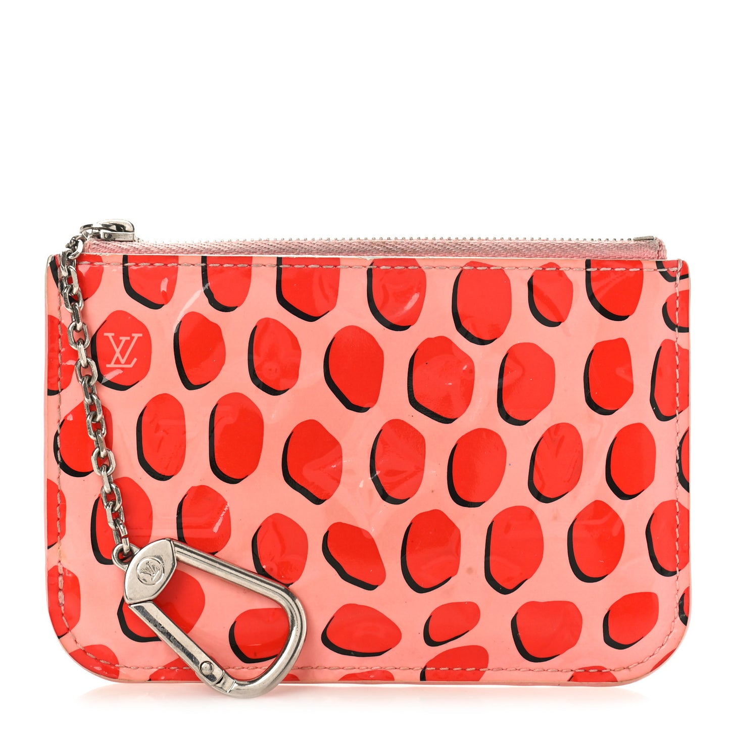 Vernis Jungle Dots Key Pouch Sugar Pink Poppy