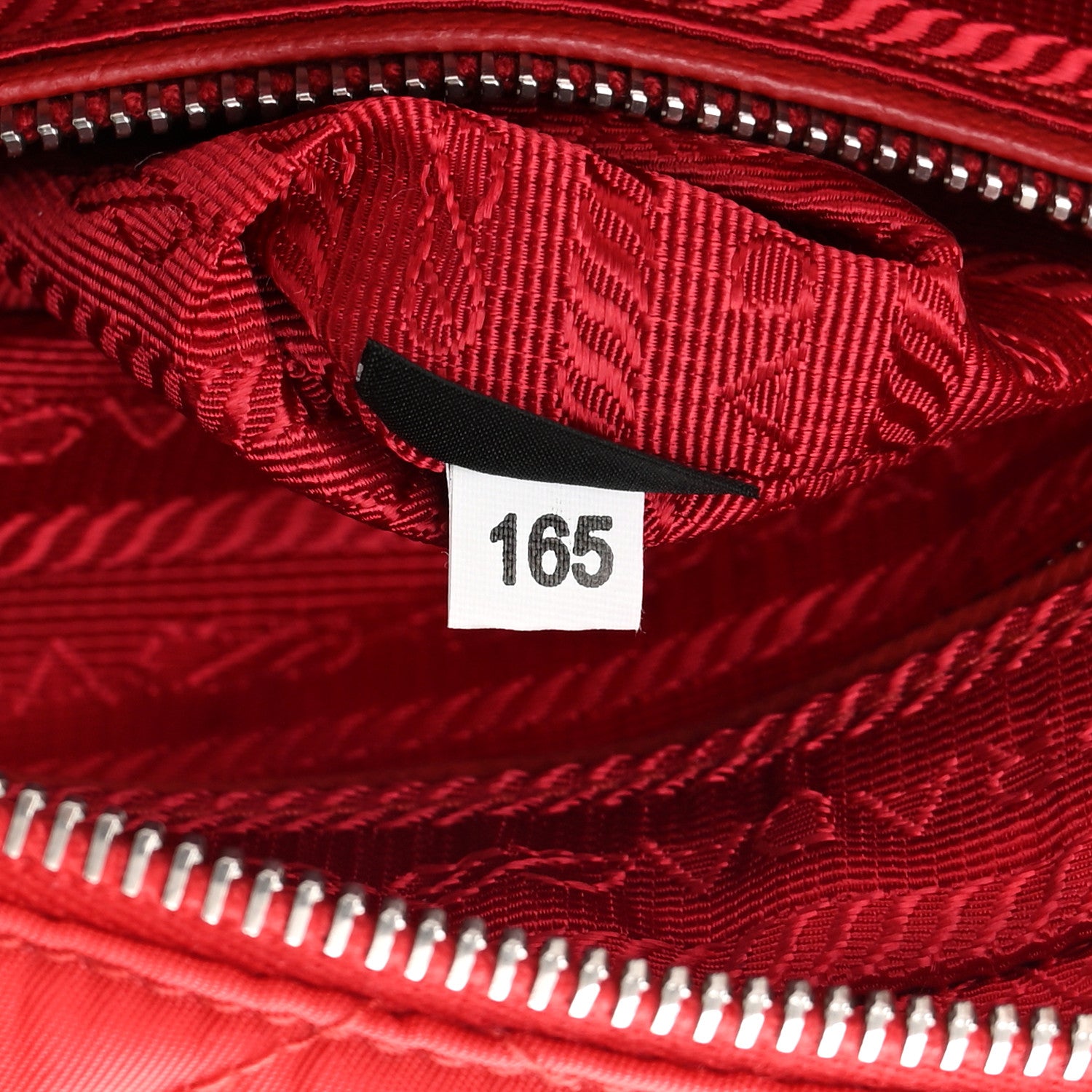 Prada Nylon Tessuto Impuntu Quilted Crossbody Bag Rosso 7 of 12