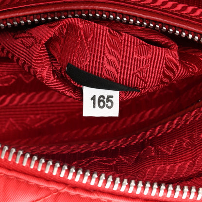 Prada Nylon Tessuto Impuntu Quilted Crossbody Bag Rosso 7 of 12