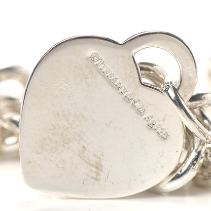 Tiffany Sterling Silver Return to Tiffany Heart Tag Pendant Necklace 5 of 6
