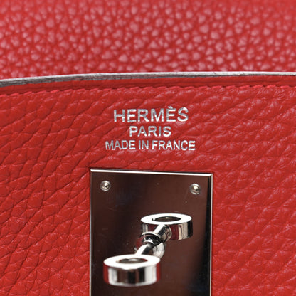 Hermes Taurillon Clemence Retourne Kelly 35 Rouge Casaque 5 of 15