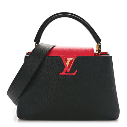 Louis Vuitton Taurillon Capucines PM Black Rose Berlingot 1 of 8