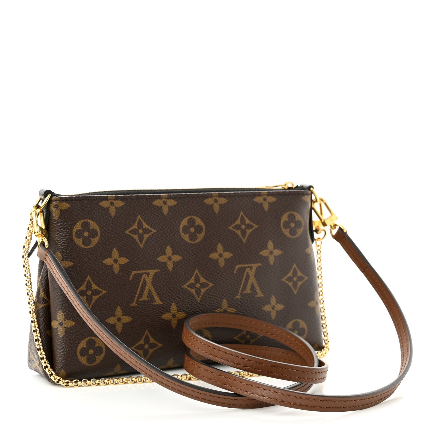 Louis Vuitton Monogram Pallas Clutch Black 3 of 10