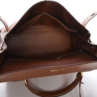 Hermes Courchevel Kelly Retourne 35 Gold 23 of 34