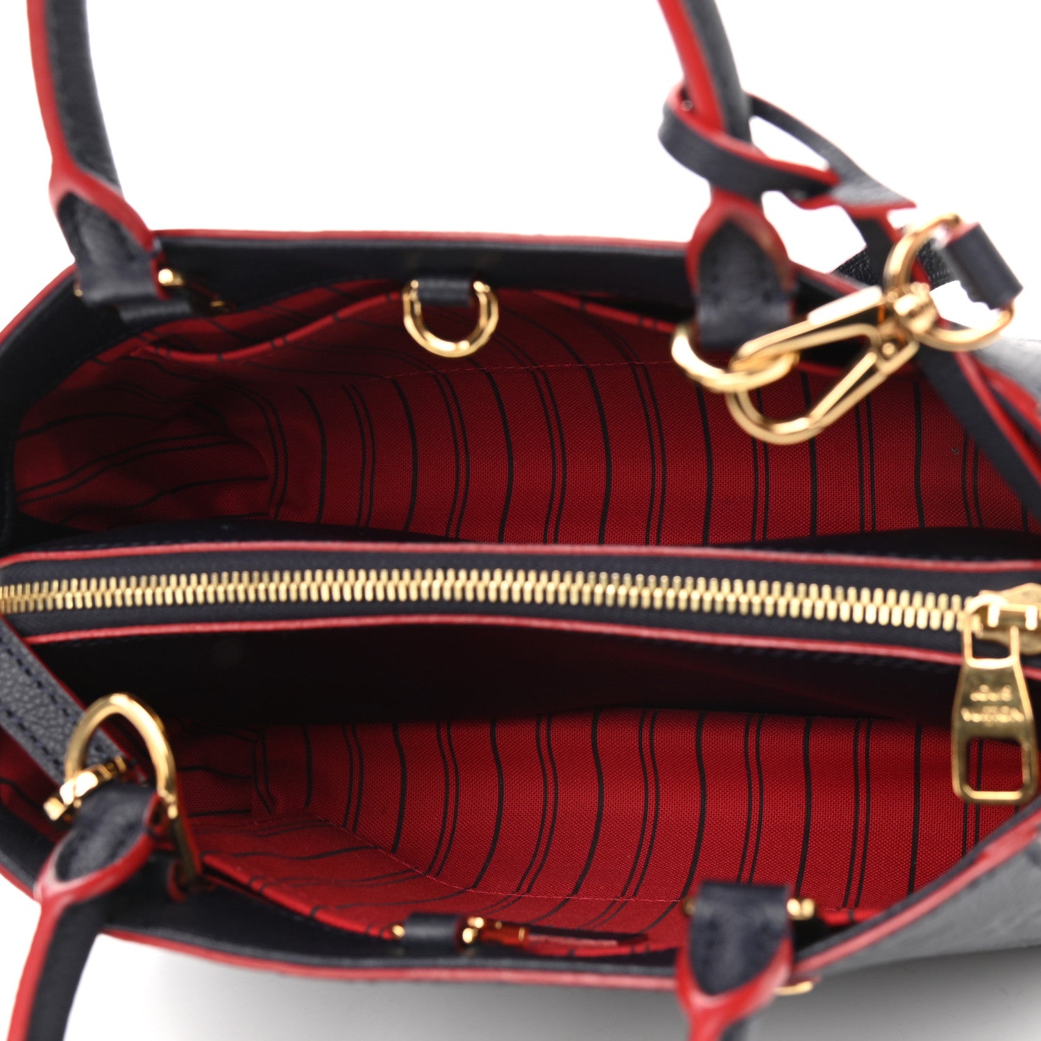 Louis Vuitton Empreinte Montaigne BB Marine Rouge 5 of 11