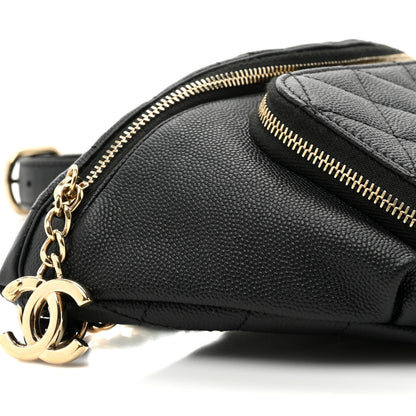 Chanel Caviar Quilted Business Affinity Waist Belt Bag Black 10 of 10