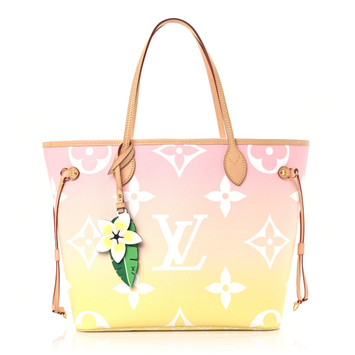 Monogram Giant By The Pool Neverfull MM Light Pink