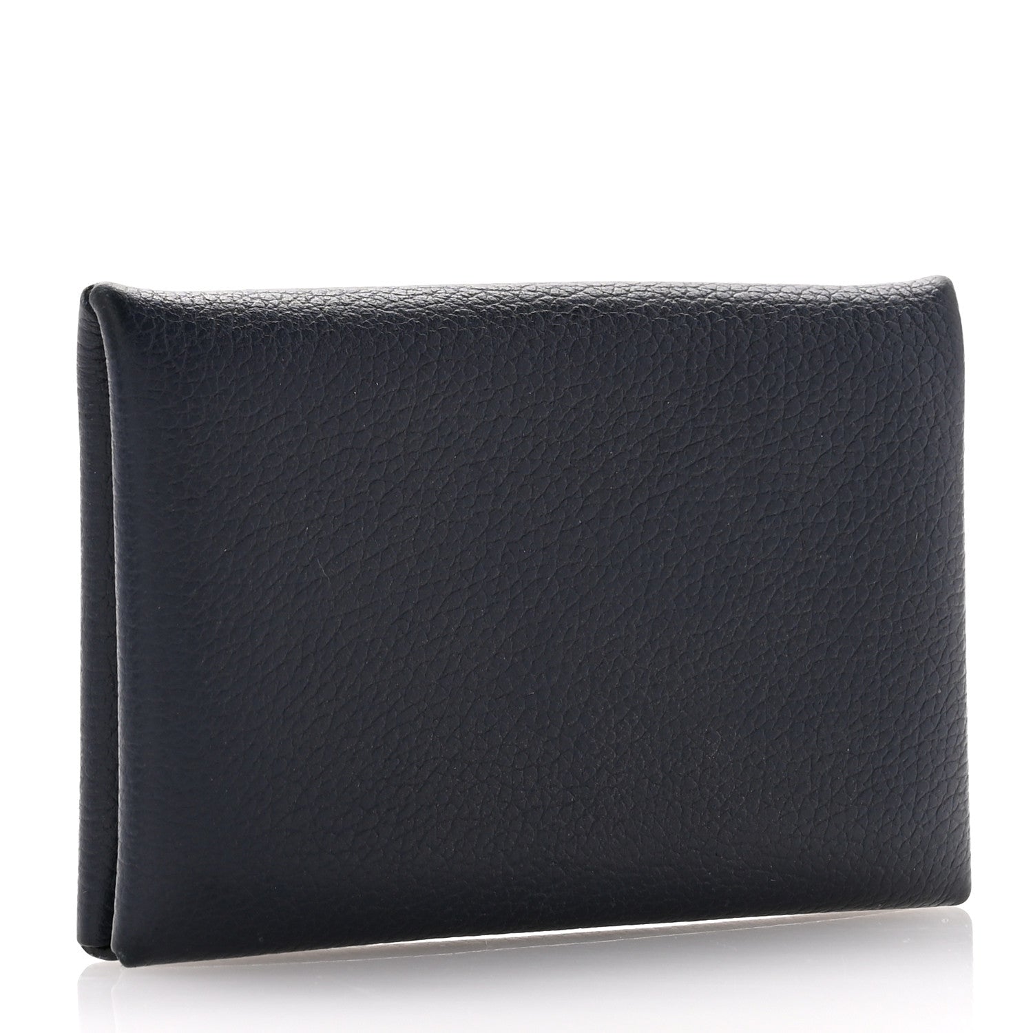Hermes Evercolor Calvi Card Case Bleu Nuit 3 of 8