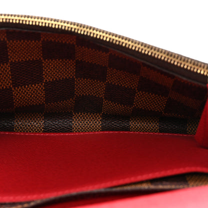 Louis Vuitton Damier Ebene Emilie Wallet Red 5 of 6