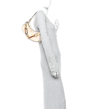 Fendi Vitello Queen Palmellato Fendi O'Lock Swing Camelia 2 of 10